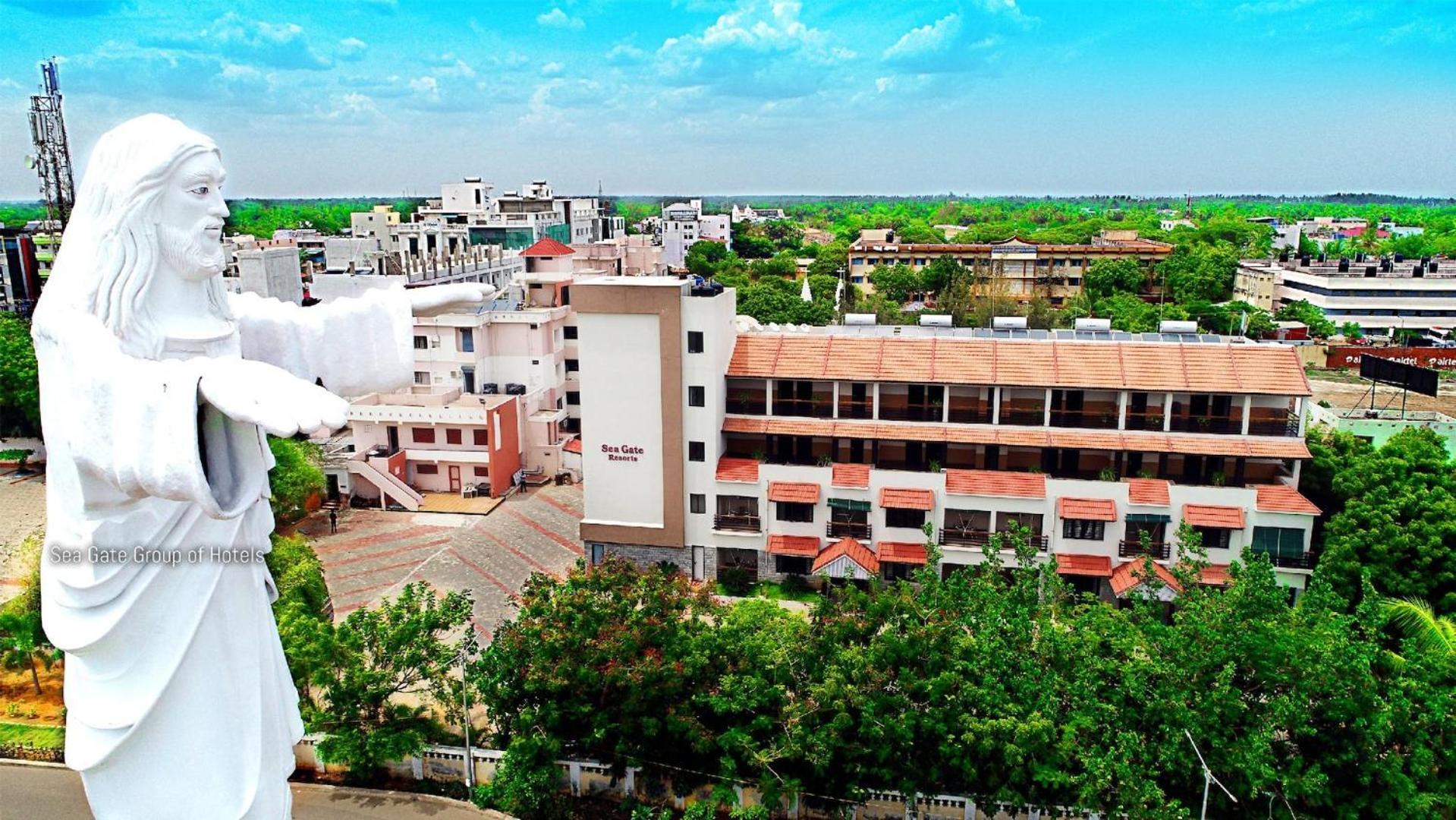 Seagate Church View Resorts Velankanni Buitenkant foto